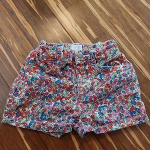 Girls 4T Shorts - 1989 Place-Denim, Flowers